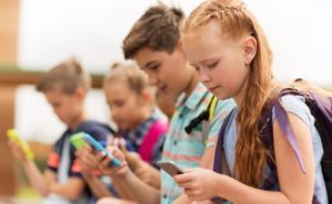 Young Children With Smartphones